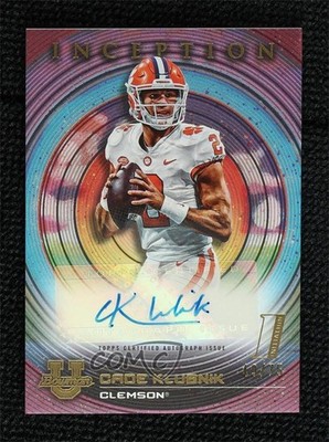 2022-23 Bowman Inception University Fuchsia Foil 49/75 Cade Klubnik Auto 1mw4
