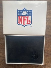 NFL Men Synthetic Leather Bi-Fold Wallet w/NFL Box