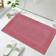 Nonslip Bath Mat Large Shower Mat Bath Door Carpet Gel Back Washable Toilet Rugs