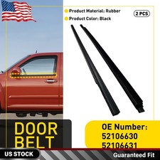 2pcs Front Door Window Belt Weatherstrip Kit For Chevrolet Colorado 2012-2022