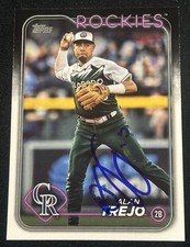 2024 Topps Update Series Signed Alan Trejo Autographed Auto Rockies Card #US7