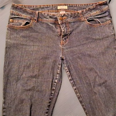 Vintage Y2K Wear It Declare It Juniors Size 13 Bootcut Jeans Embroidered Pockets