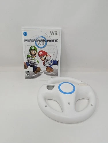 Mario Kart Wii with Wheel, 2008 Nintendo Wii