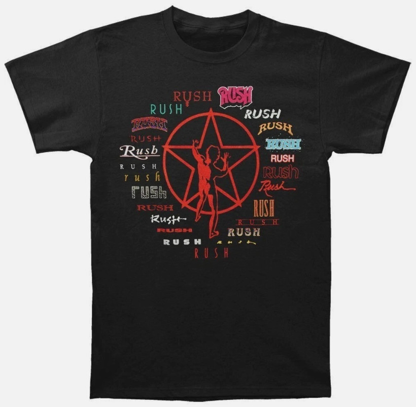 Rush Evolution Of Logo T-shirt
