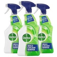 Dettol Mould And Mildew Remover Spray 500 Ml pack of 3 free and fast shipping 3X 7.99 per litre