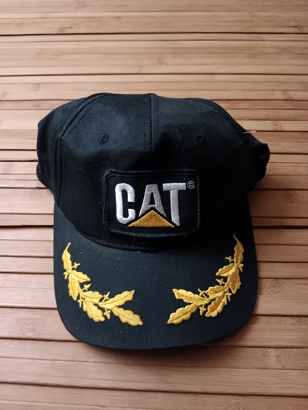 Vintage Catepillar Tractor Construction Snapback … - image 1
