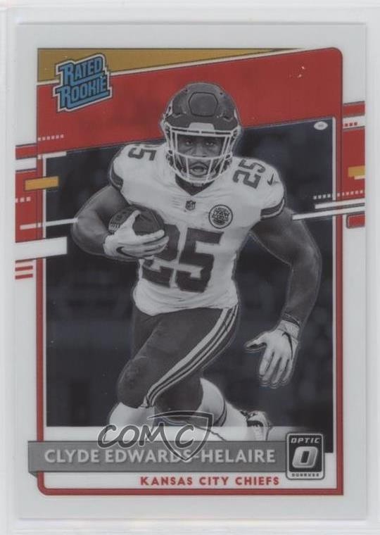 2020 Panini Donruss Optic Rated Rookies Variation Clyde Edwards-Helaire #321 fm0