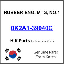 Genuine 0K2A1-39040C RUBBER-ENG. MTG, NO.1 for Hyundai / Kia