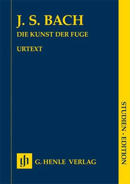 Art of the Fugue BWV 1080 Study score piano Bach G. Henle Verlag Paperback