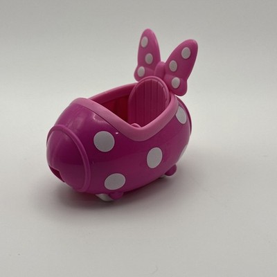 Disney Just Play Minnie Mouse Polka Dot Egg Shaped Car 3''