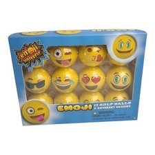 New Emoji Universe Golf Balls 12 Pack 6 Different Designs Novelty Golfer Gift