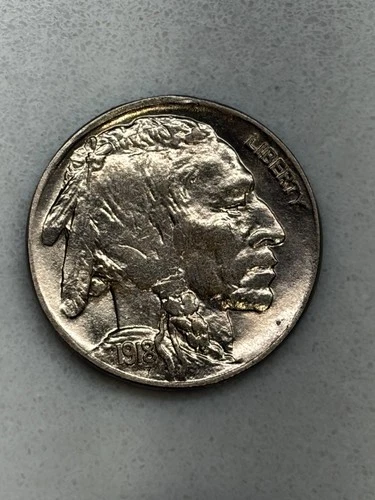 1918-D Buffalo Nickel  XF/AU -- Take a Look!!