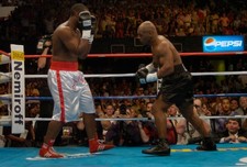 Danny Williams white trunks and Mike Tyson black trunks fights eac- 2004 Photo 6