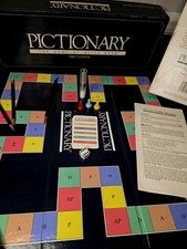 Pictionary First Edition 1985 Vintage Board Game COMPLETE Original Box