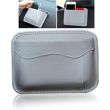 Car Seat Side Storage Pocket, Small Organizer, PU Leather Multifunctional Consol