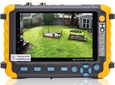 5 Inch 4 in 1 CCTV Monitor Tester, AHD/TVI/CVI/CVBS Coaxial Analog Video CCTV...