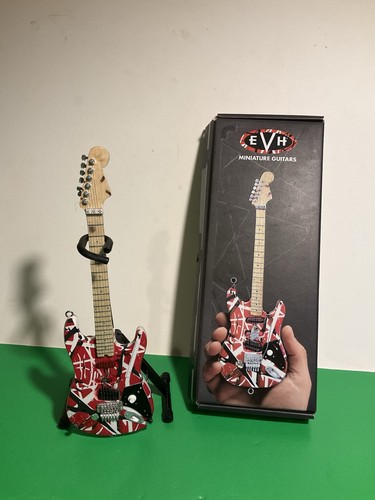 EVH Miniature Guitars Eddie Van Halen Mini w/ Stand + Box