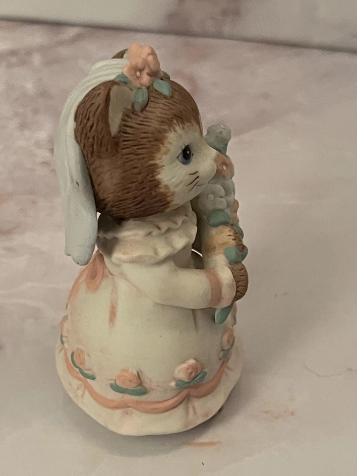 Estatuilla de porcelana vintage de novia gato gatito Bronson coleccionables (BC). Foto 3 de 4