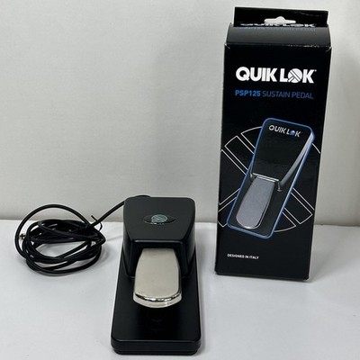 Quik Lok PSP125 Sustain Pedal Yamaha Korg Casio Roland Akai Electronic Keyboard