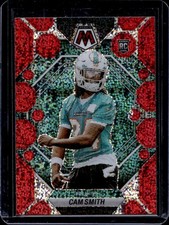 2023 Panini Mosaic Cam Smith RC Red Sparkle Rookie #294 Dolphins
