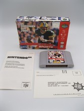 NFL Quarterback Club 2000 N64 Cartridge  Box. TESTED  Works 