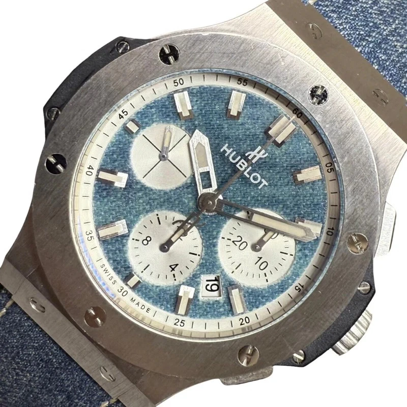 Hublot — HUBLOT Big Bang 301.SX.2710.NR.JEANS 44mm SS Blue Dial Automatic 2013 #OKW1403