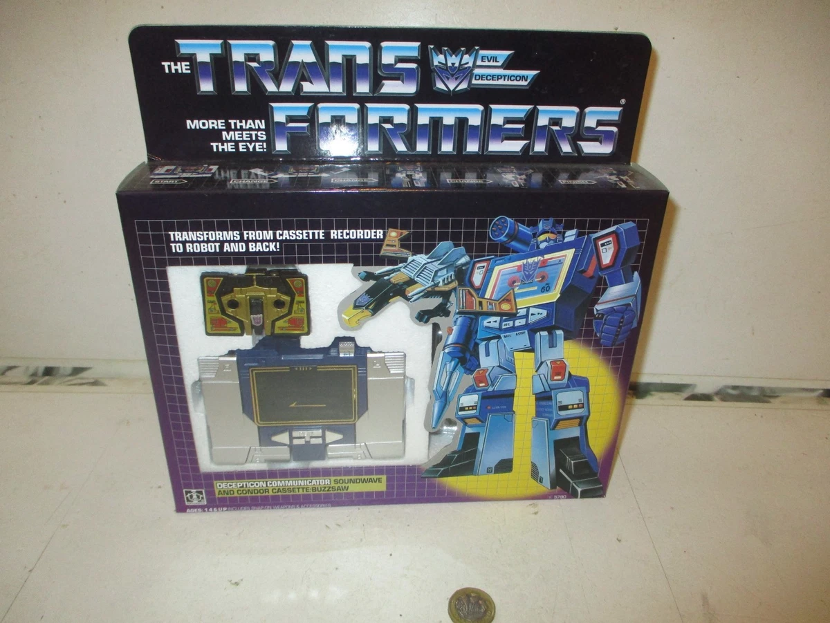 Soundwave Transformers G1 Hasbro Vintage - Figurine D'occasion