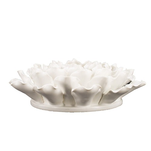A&B Home Cream Handmade Flower Wall Décor Off-White 9 inches - Picture 2 of 5