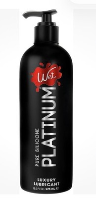 LARGE Ultra Smooth Platinum Silicone Personal Lube Lubricant 16oz Use In Water