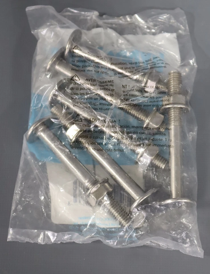 Juego de pernos de acero para escalera de escalón de repuesto para piscina Swimline HydroTools 87907 Foto 2 de 3