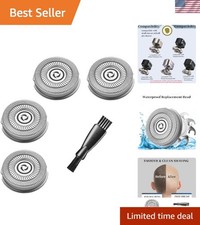 360-Degree Floating Shaver Heads Compatible with Skull Shaver Models - 4 Pack 4.25 per gallon