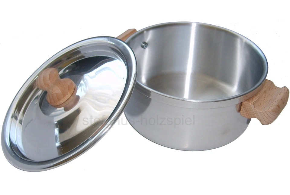 Alu-Henkeltopf Ø10cm Topf+Deckel Kinderküche,Kinderherd, Glückskäfer 530102 NEU