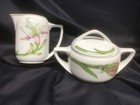 ROSENTHAL AMARYLLIS covered SUGAR BOWL & CREAMER set PRISTINE!! — photo 1