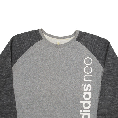 ADIDAS NEO Sweatshirt Grey Boys XL - Picture 2 of 6