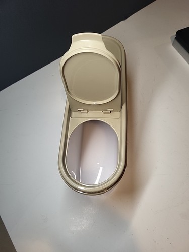 Tupperware Modular Mates Oval Container #2 with Flat Seal Hazelnut - Picture 3 of 6