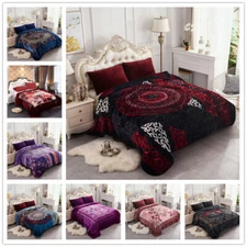 Heavy Thick Ultra Warm Soft Plush Bed Blanket Korean Mink Blankets King Size 9lb