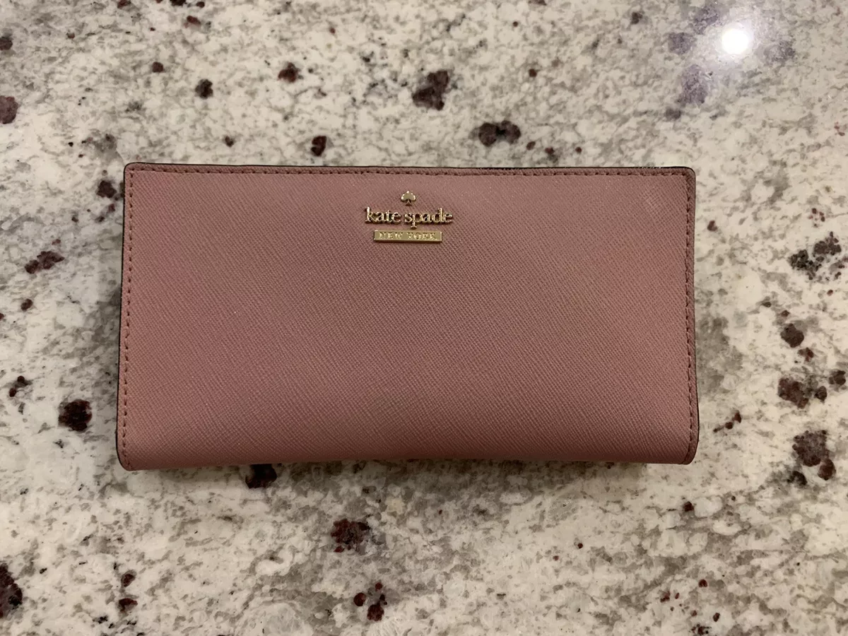 Authentic Kate spade Cameron street wallet dusty rose eBay