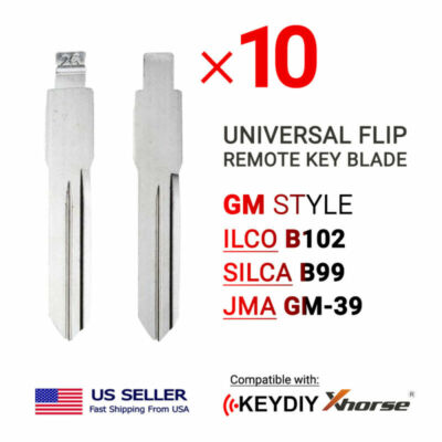 Uncut Key Blade MZ31 MAZ24R MAZ-11D 10-Pack Uncut Mazda Flip Key - Foto 8