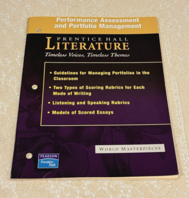 Performance Assessment and Portfolio Management Prentice Hall Literature - PB