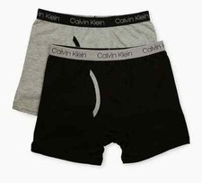 Calvin Klein L113526 2-Pack Cotton Stretch Logo Boxer Briefs Boy  s Size XL
