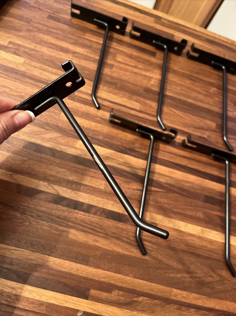 Gridwall Pegboard & Gridwall Hooks 6" Gridwall Hooks - 18 White Hooks For Gridwall Or Mini Grid Cube Displays 2 In Hook Pegboard & Gridwall Hooks - Foto 4