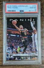 Trae Young 2018 Panini Chronicles Basketball ROOKIE #131 PSA 10 HAWKS GEM MINT
