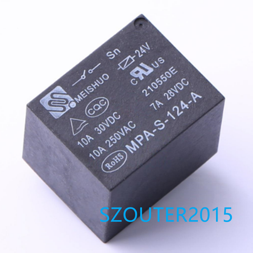 5 Rel&egrave; PCB SLC-24VDC-SL-A 24V 30A 250VAC 4 Pin - Originale
