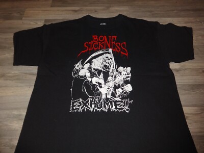 Bone Sickness Old Rar Vintage Shirt Death Metal Impetigo Repulsion /