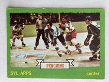 1973-74 Topps #160 Syl Apps Vintage Hockey Card