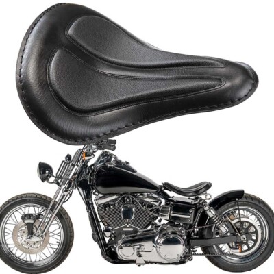 Universal Motorcycle Seat Springs Black Solo Seat With Spring Mount - Universal Fit For Harley Sportster Chopper Bobber Motorcycles Harley Bobber Seat Mount