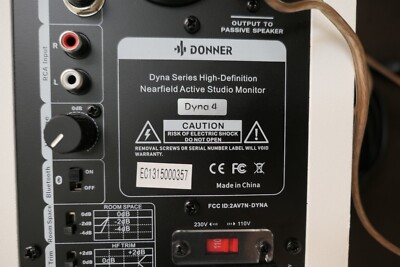 Donner Dyna 4 Powered Studio Monitors Speakers | eBay