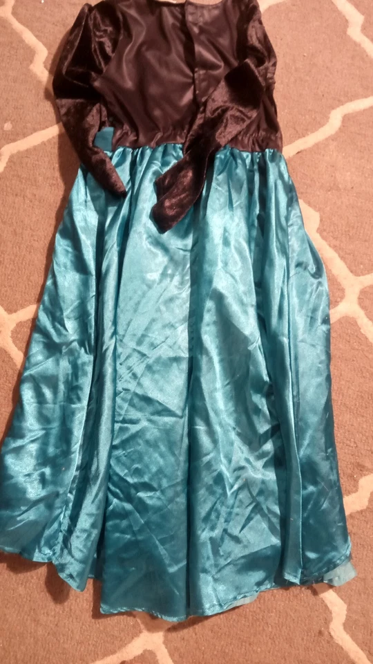 Disney Frozen 2 Queen Anna Deluxe Child Costume Size m 7-8 - Image 4 of 4