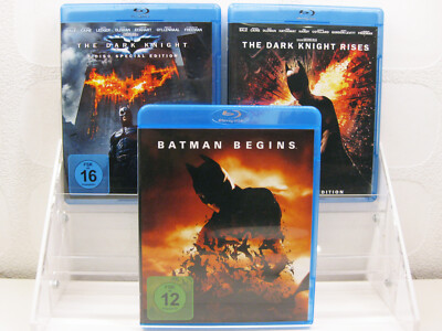 Christopher Nolan's Batman Trilogie (Batman Begins/ Dark Knight/ Rises) Blu-Ray