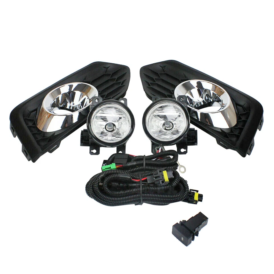 Luz antiniebla de lámpara de conducción de parachoques con kits de cableado de cubierta para Honda City 2017 2018 2019 Foto 2 de 3